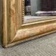Miroir Louis XV fin XIXème en bois doré