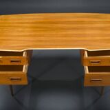 Mid-Century Teak Desk attributed to Musterring, 1960s