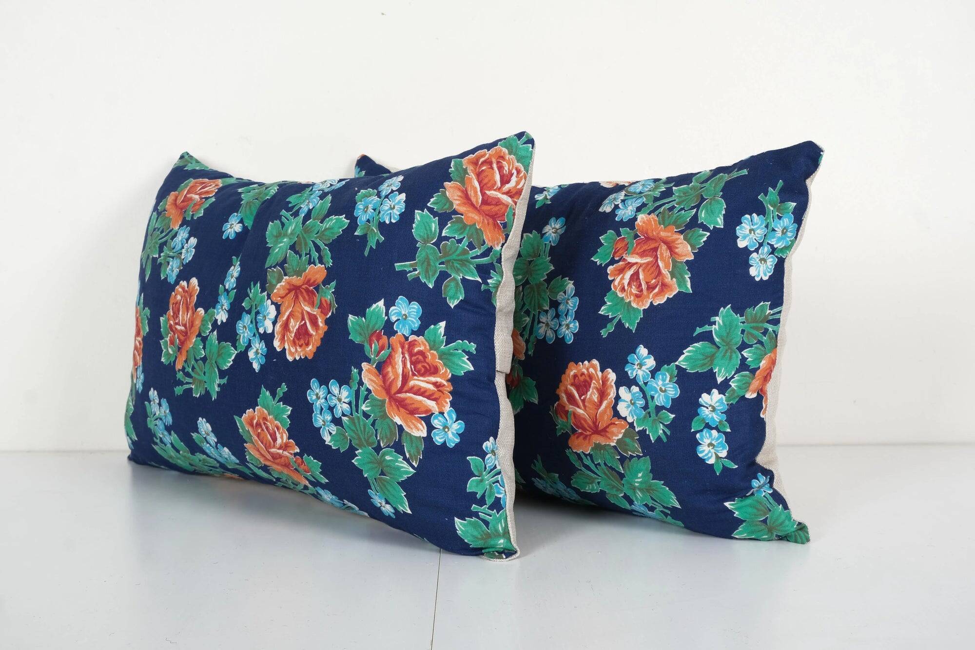 Lot de 2 housses de coussin turque vintage 56x36 cm