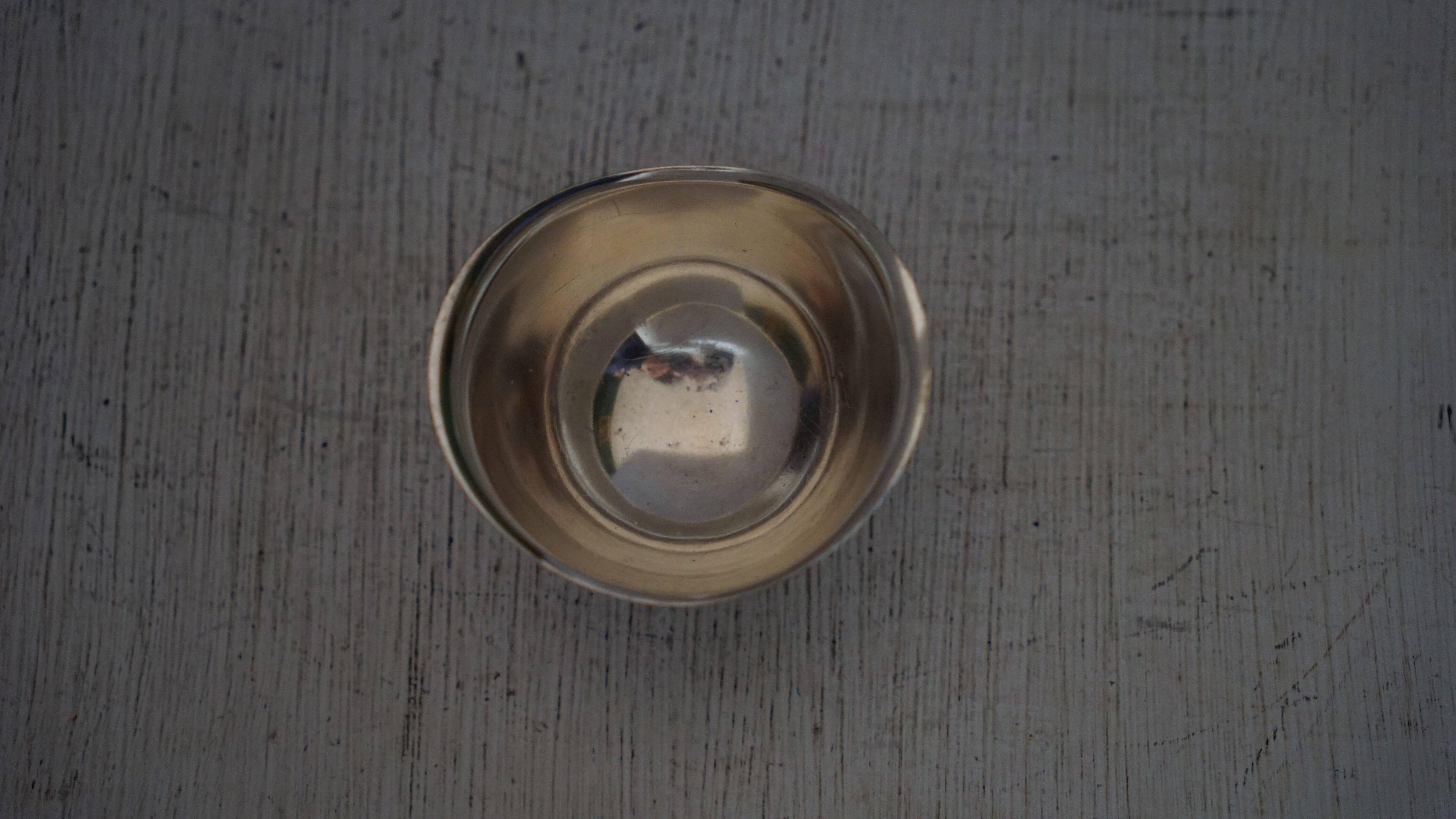 Pair of silverware saucepans
