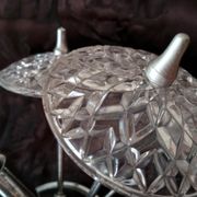 Sputnik ceiling light chandelier 3 fires Emil Stejnar - 1960