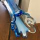 Vase soliflore bleu vintage