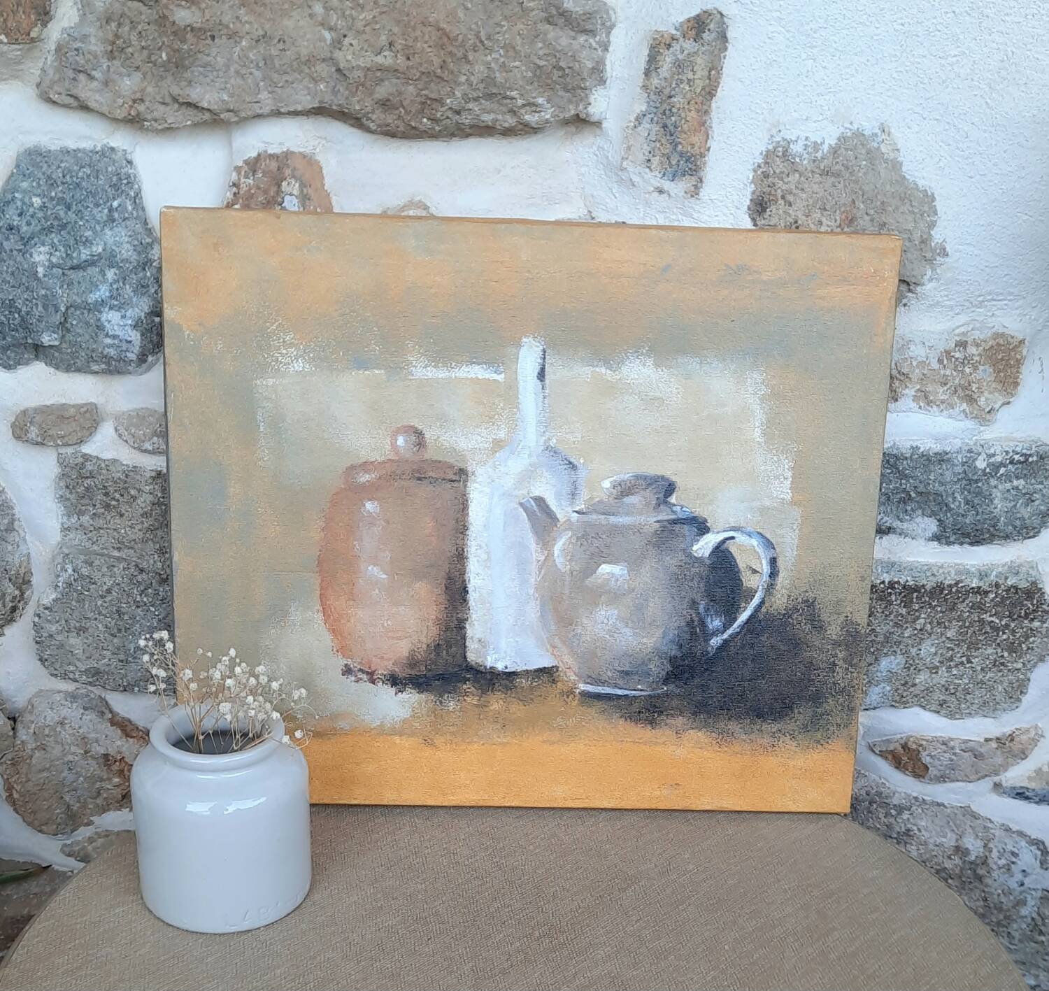 Oil painting painting