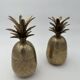 Pair of "Pineapple" Ice Buckets in Brass, in the Style of Mauro Manetti, A