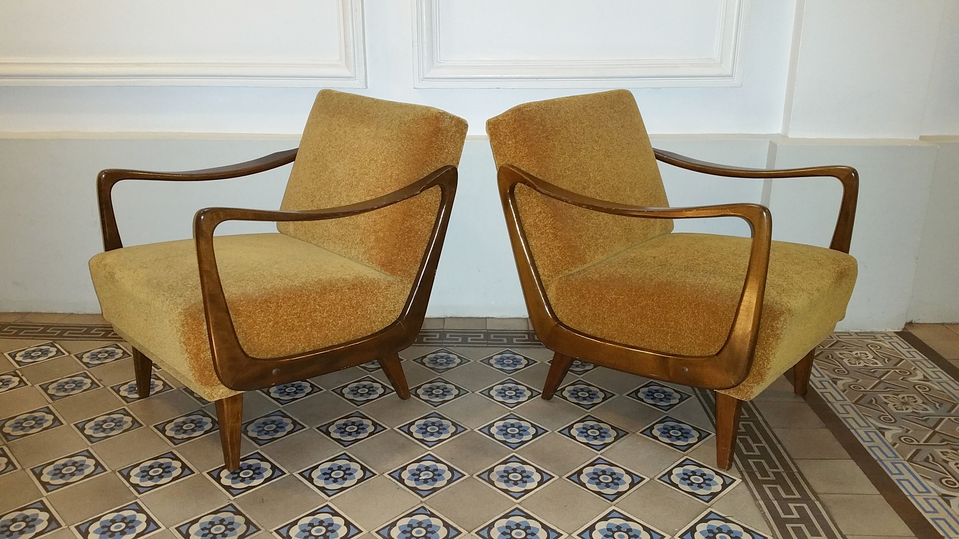 Vintage Scandinavian years 50-60 Boomerang Chair Danish design