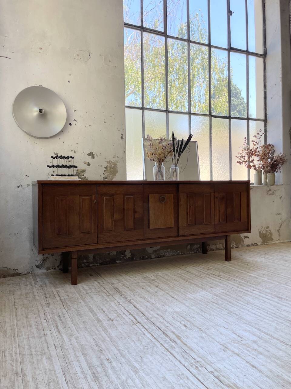 1950s modernist oak sideboard