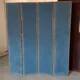 Antique screen with 4 leaves or 4 double-sided panels.