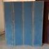 Antique screen with 4 leaves or 4 double-sided panels