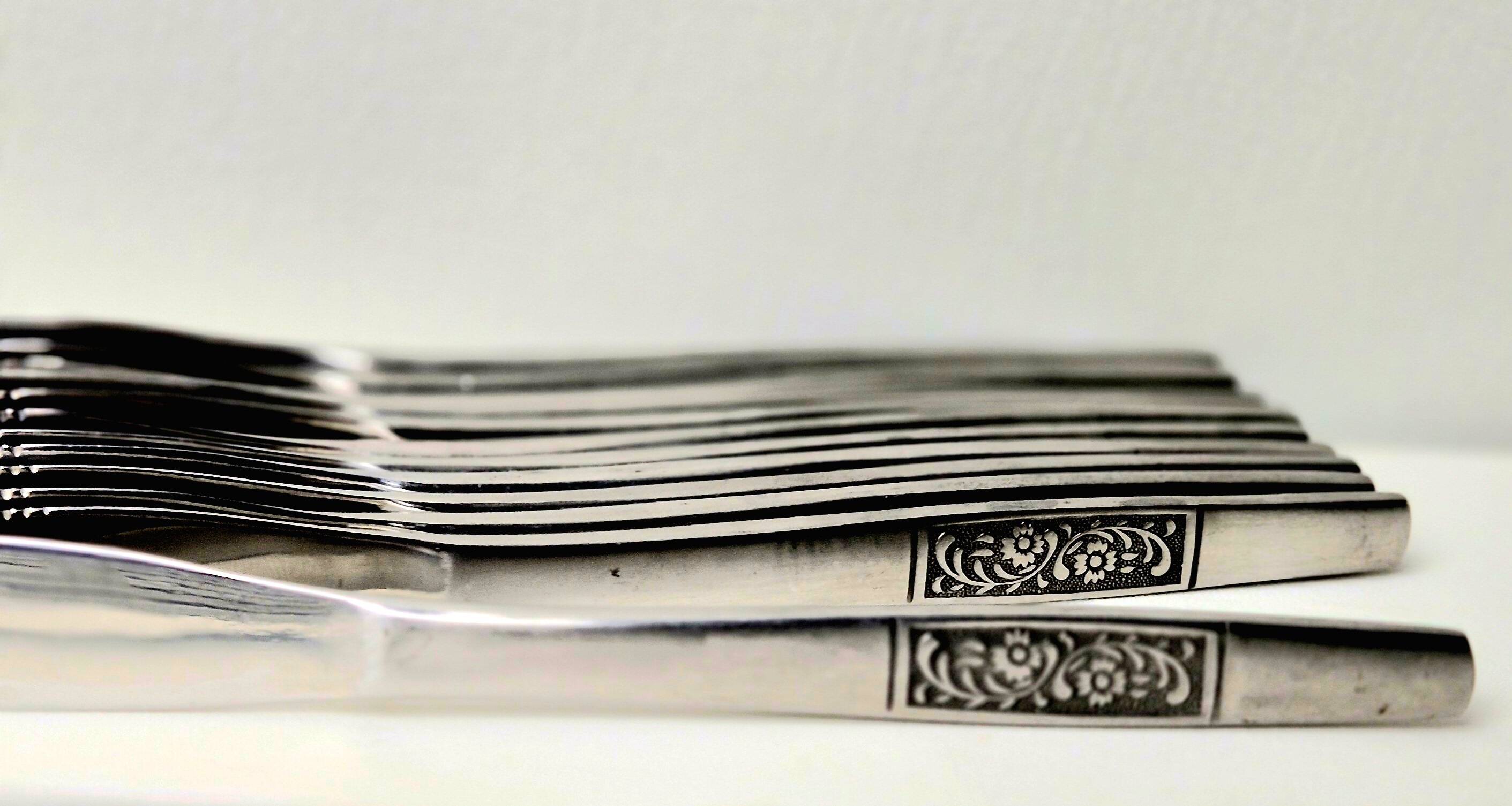 Lot de 45 couverts Amefa Holland Damask Stainless