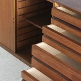 3-piece cado wall unit by poul cadovius for cado, denmark, 1960’s