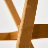 Foldable beech chair