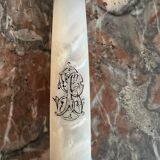 6 mother-of-pearl and sterling silver fruit knives, Hénin & Vivier (1891-1896)