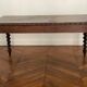 Old farm dining table Louis XIII turned wood
