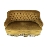 Bench velvet gold vintage