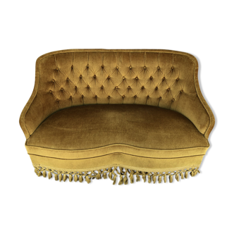 Bench velvet gold vintage