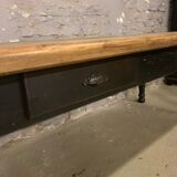 Skated farm table