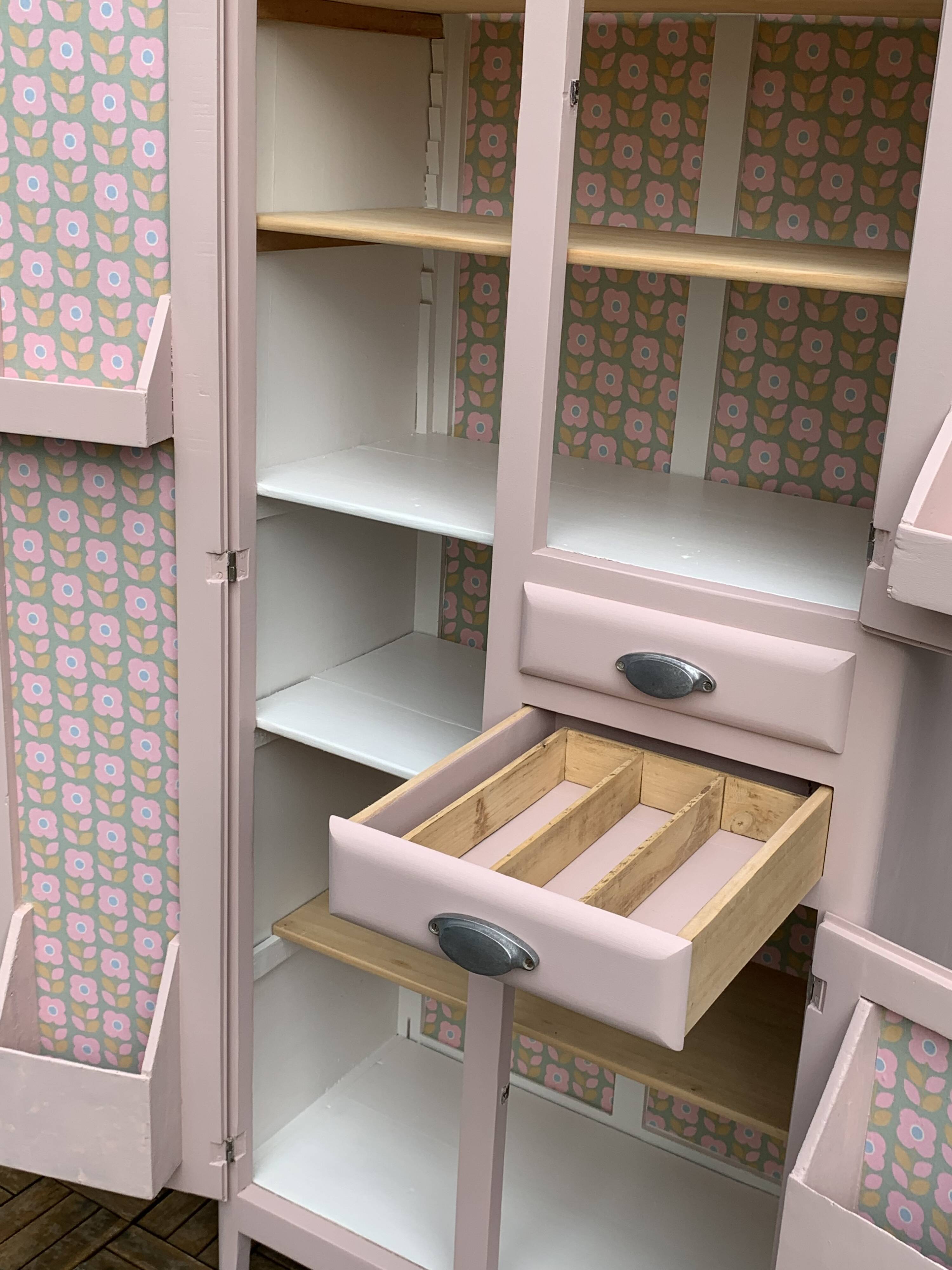 Mado powder pink buffet cabinet 1950