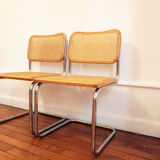 Pair of Cesca B32 chairs by Marcel Breuer