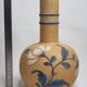 Vase boule en faïence fine à décor floral, Manufacture Burée Paris fin XIXe