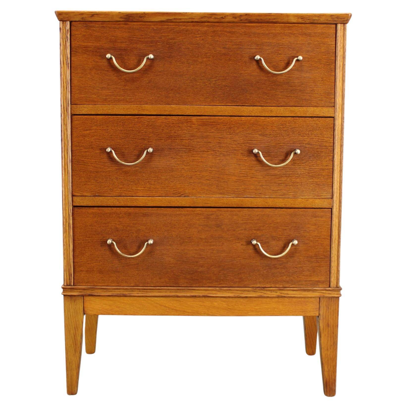 Commode danoise en chêne des années 1950