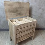 Small sanded chest of drawers