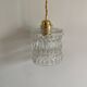 Suspension with vintage glass globe