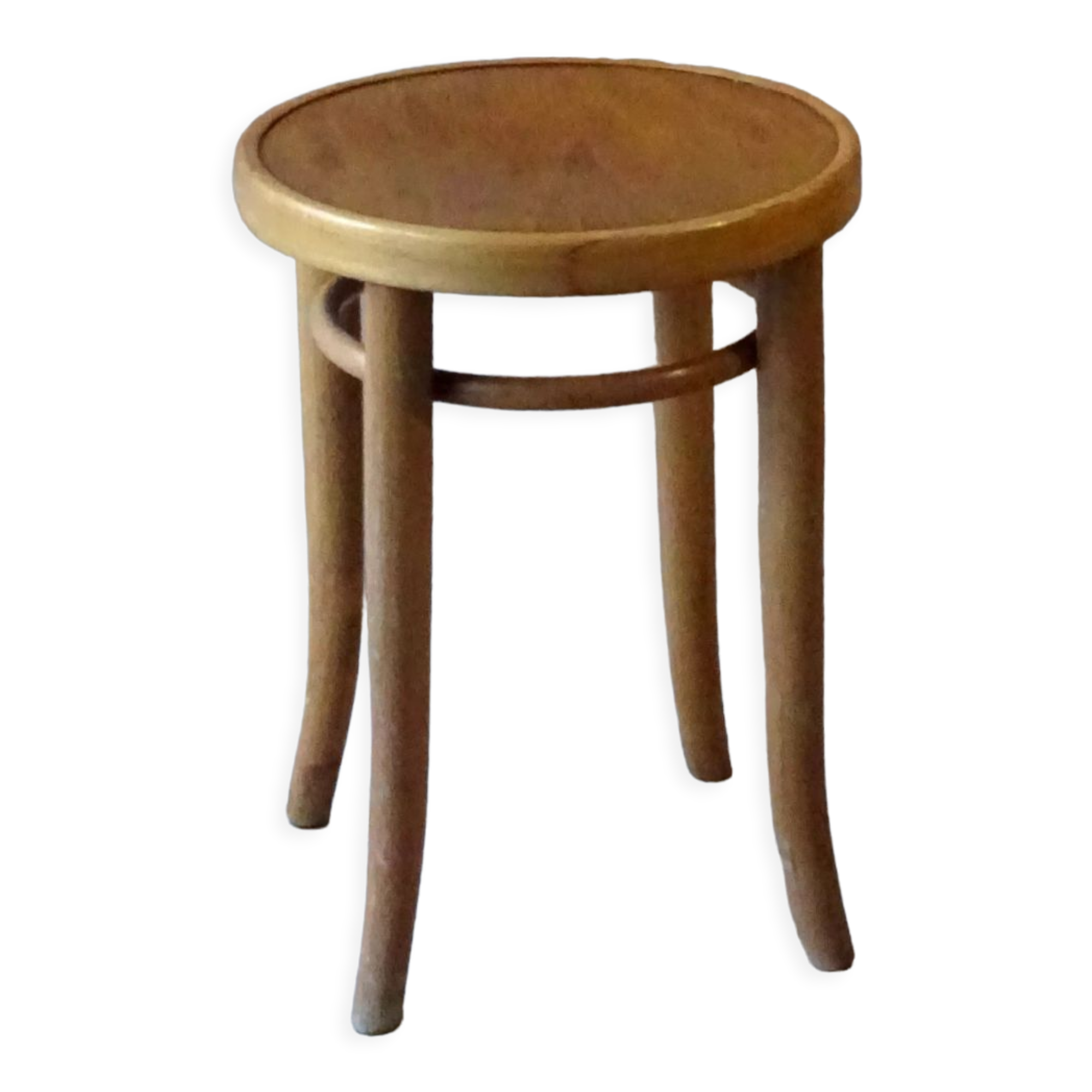 Stool Thonet 1930 seat blond wood