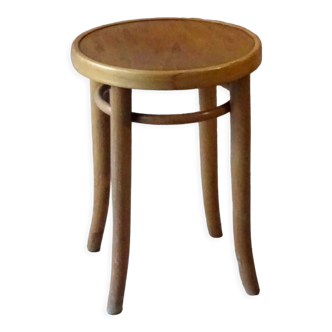 Stool Thonet 1930 seat blond wood