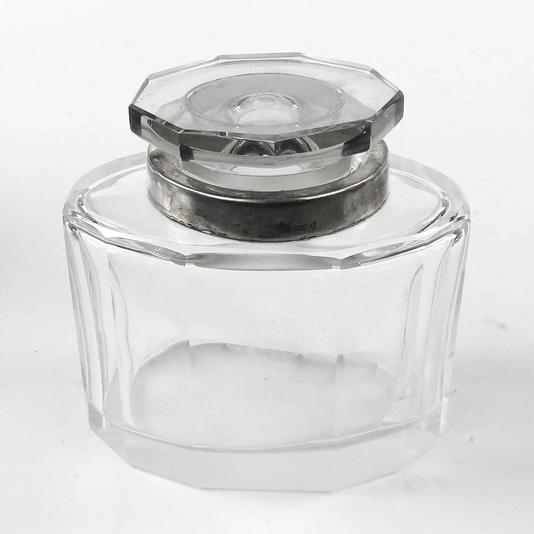 Covered dish, Modernism, crystal, silver, Germany, 19th century