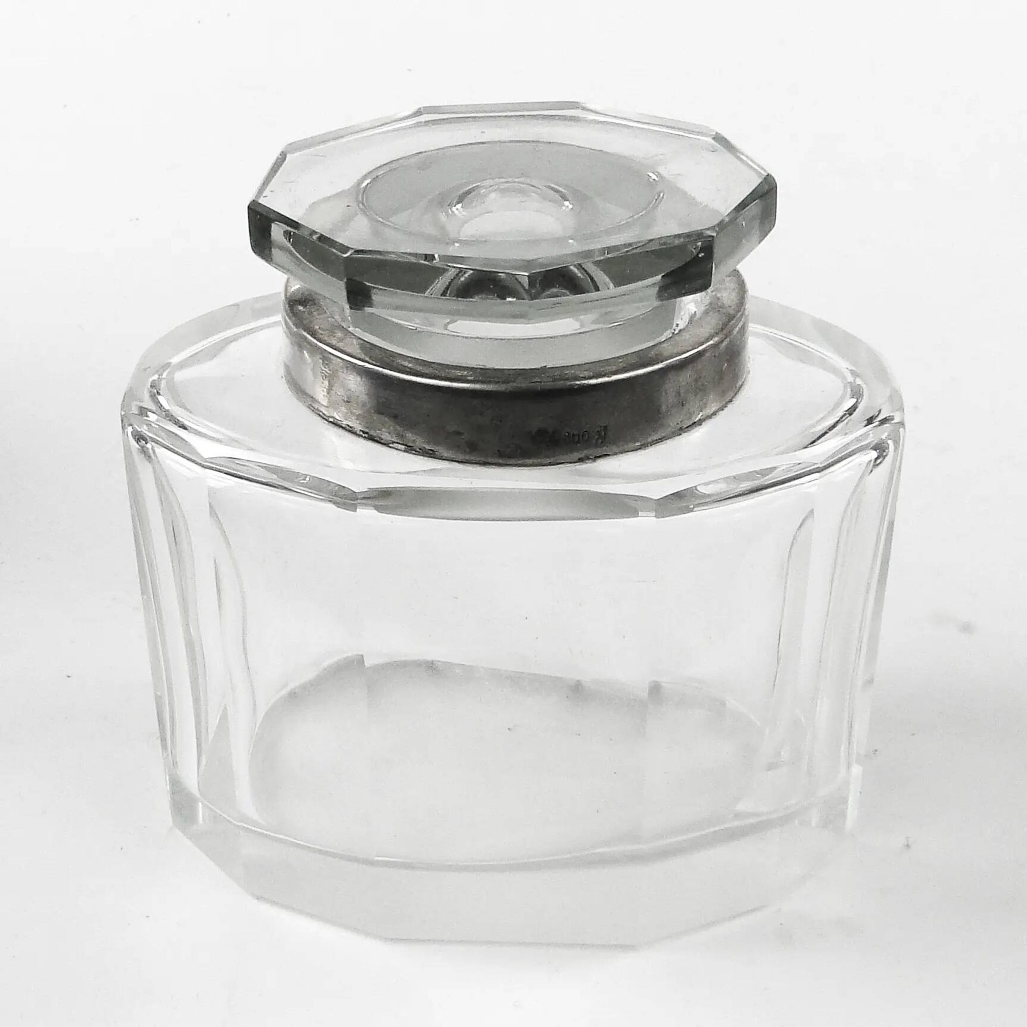 Plat couvert, modernisme, cristal, argent, Allemagne, 19e siècle