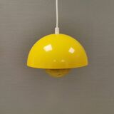 Hanging lamp in beautiful yellow colour