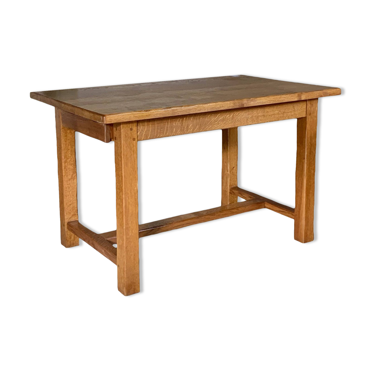 Vintage solid oak farm table