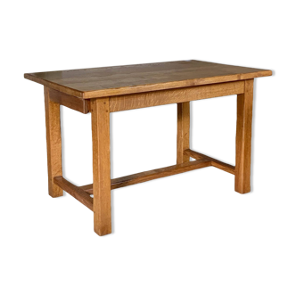 Vintage solid oak farm table