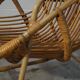 Adult vintage rattan armchair