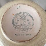 Pocket empty or cup in emaux of longwy remiremont vosges