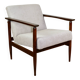 Fauteuil vintage Loft années 1970 marron clair - gris clair