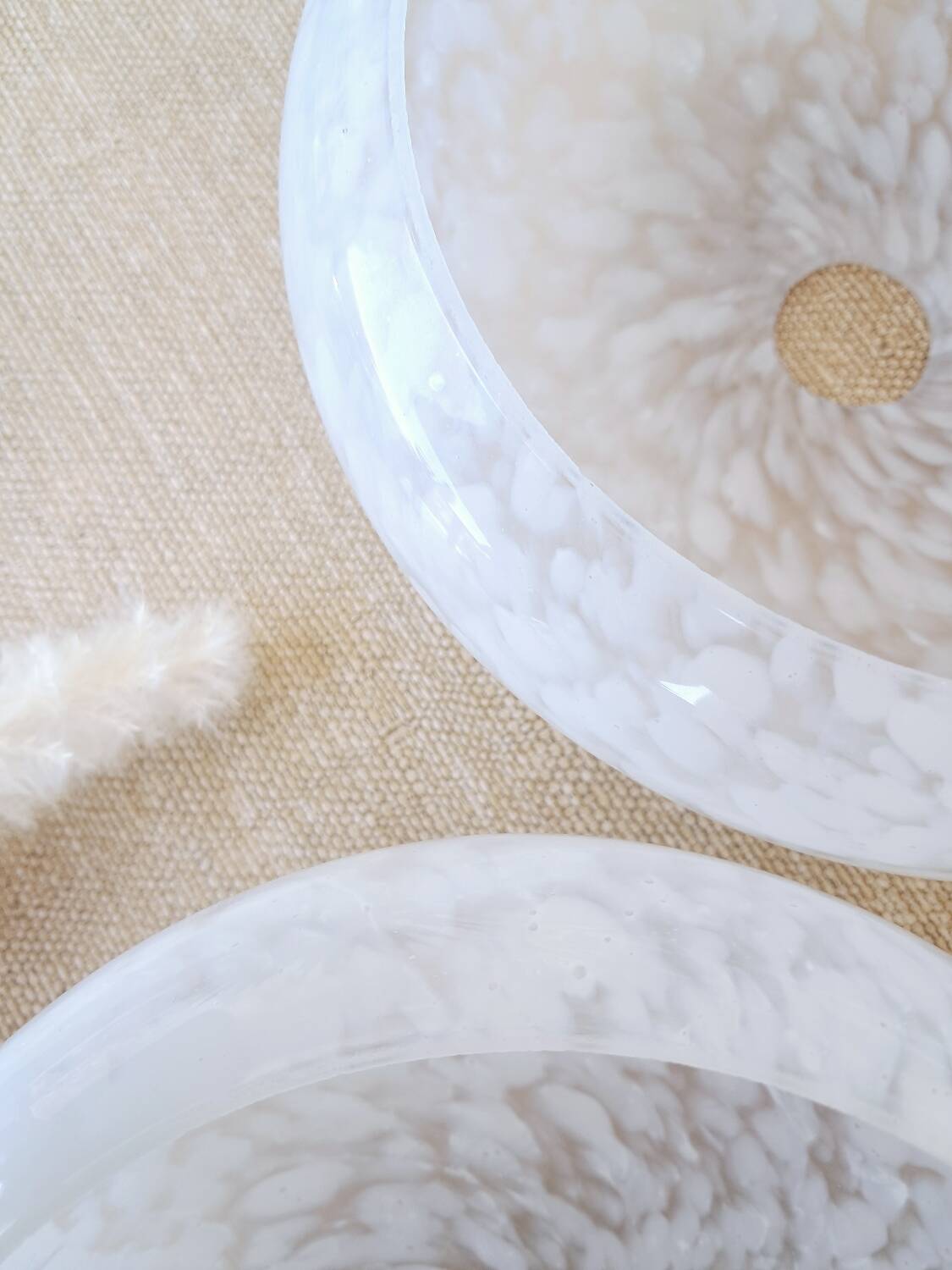 Clichy glass globe lampshade