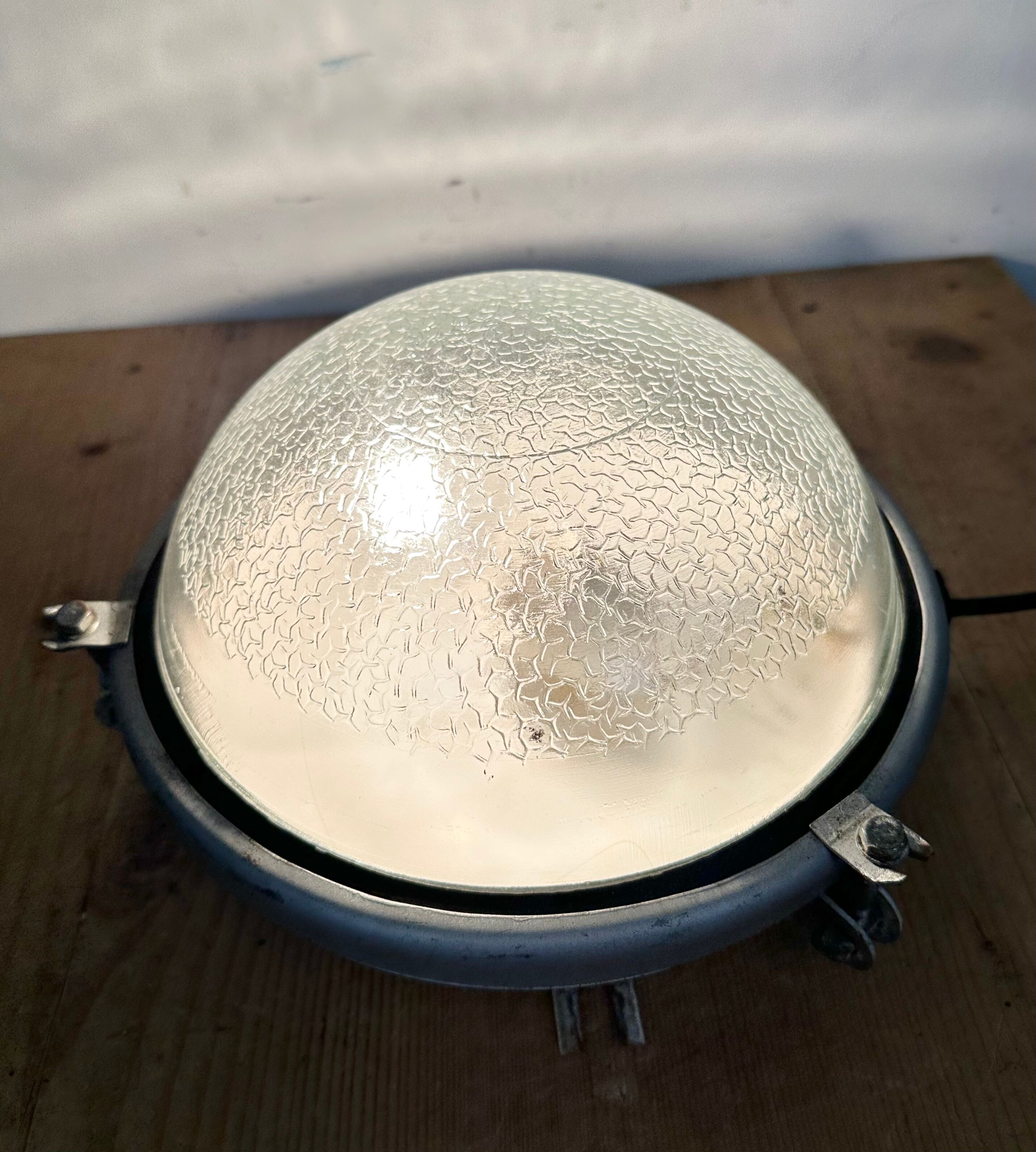 Industrial Soviet Wall or Ceiling Light, 1970s
