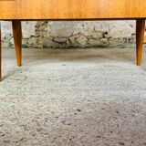 Two-color vintage chest of drawers with 4 drawers, circa 70's