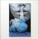 Abstract painting in muted tones on canvas - signed C.Massaut