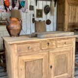 Small raw wood counter