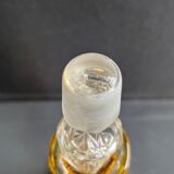 Liquor decanter - amber-cut crystal
