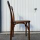 Curved wooden bistro chair Luterma 1950