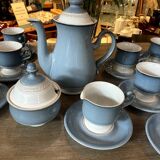 Service a the gres anglais denby england 12 bleu pale et blanc modele castille