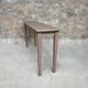 Fine console, side tables in Douglas 160 cm Vintage design spindle legs rare wood decoration