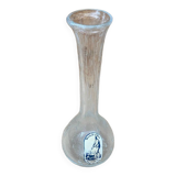 Antique Vase Soliflore Glassware Art Soisy sur Ecole Blown Glass France Vintage