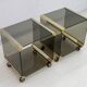 Pair of Pierangelo Galotti Italian Coffee Tables "George" Galotti & Radice