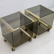 Pair of Pierangelo Galotti Italian Coffee Tables "George" Galotti & Radice