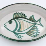 Robert Picault ceramic fish dish from Vallauris, 1950