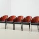 Philippe Starck Set of 5 Costes Dining Chairs for Driade Aleph Italy 1984
